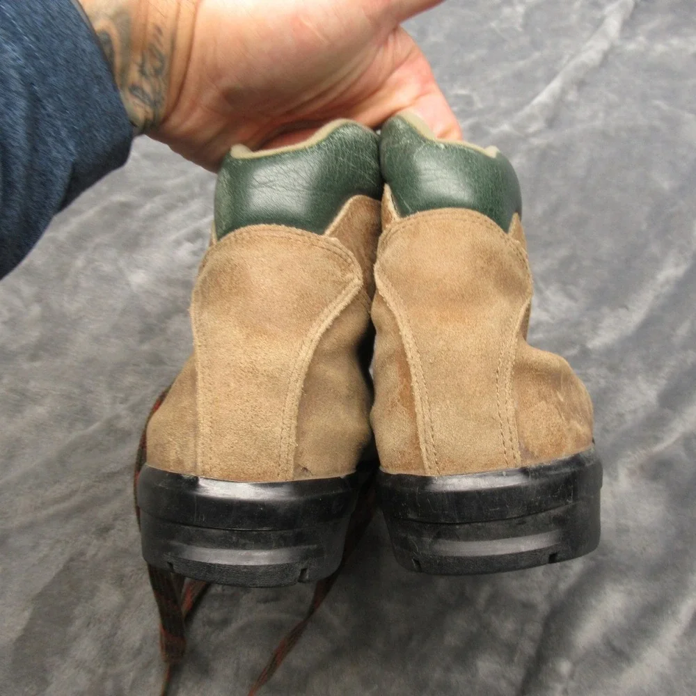 Asolo Boots Men 9‎ Brown Suede Leather Hiking Mountaineering Trail Joint Project